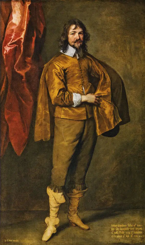 Porträtt av Arthur Goodwin (död 1643) - Antoine van Dyck