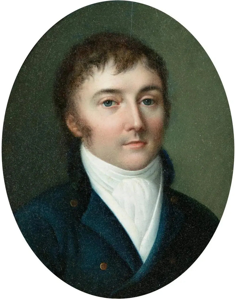 Porträtt av Auguste de Lamoignon, son till François-Chrétien de Lamoignon och Elisabeth Berryer - Louis-Léopold Boilly