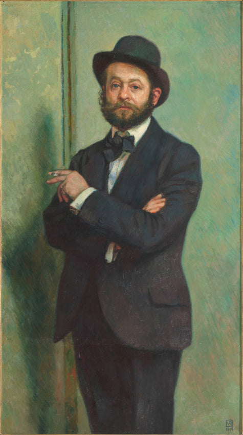 Porträtt av Auguste Perret - Théo van Rysselberghe