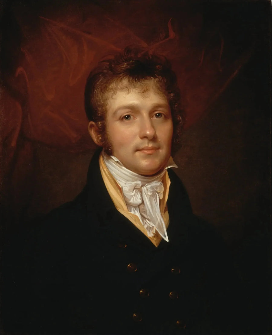 Porträtt av Edward Shippen Burd från Philadelphia - Rembrandt Peale