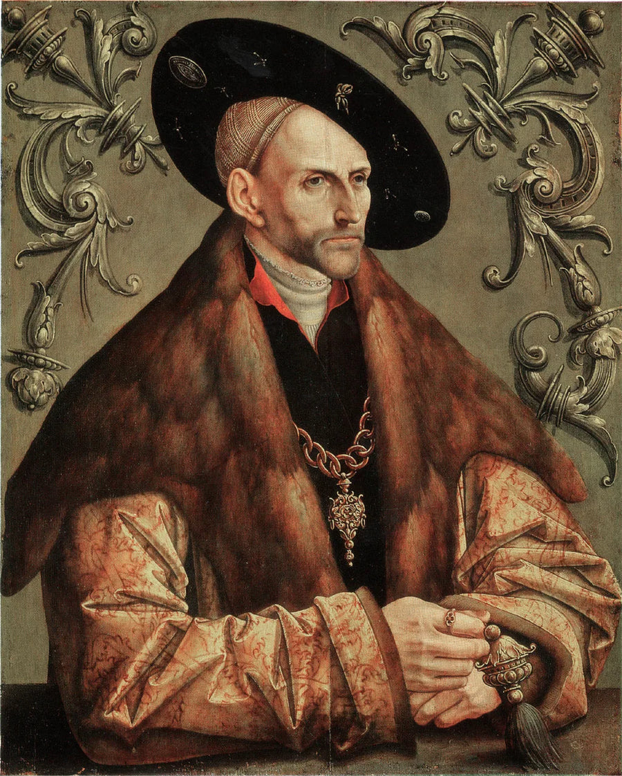 Porträtt av Edzard I, greve av Oost-Friesland - Jacob Cornelisz van Oostsanen