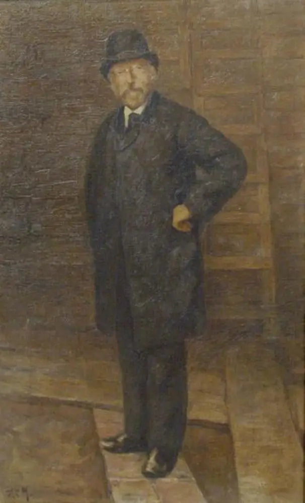 Porträtt av Egbert Kuipers (1828-1892) - Piet Mondrian