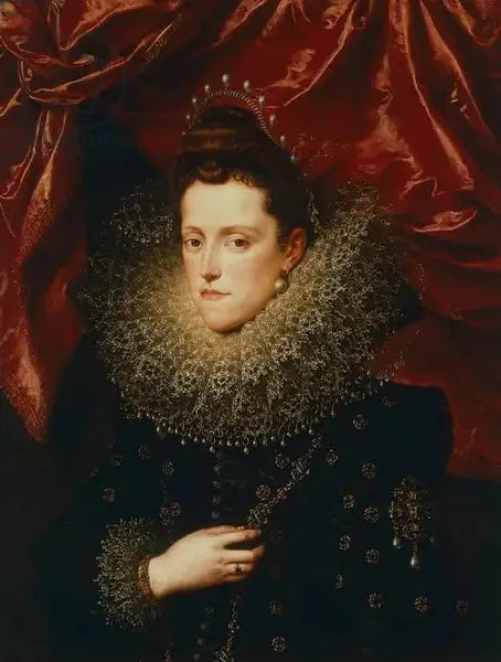 Porträtt av Eleonore de Medici, hertiginna av Mantua - Frans Pourbus den yngre