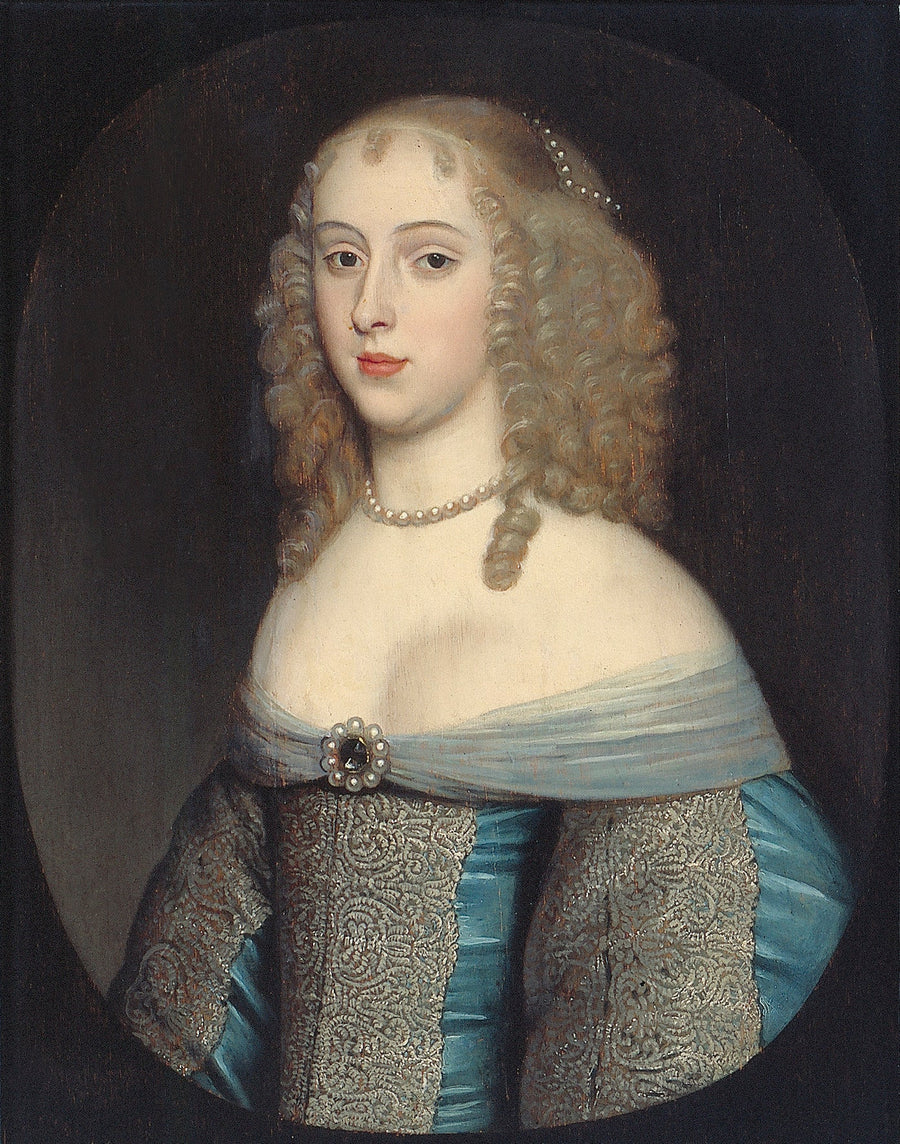 Porträtt av Élisabeth van Nassau-Beverweerd (1633-1718) - Gerrit van Honthorst