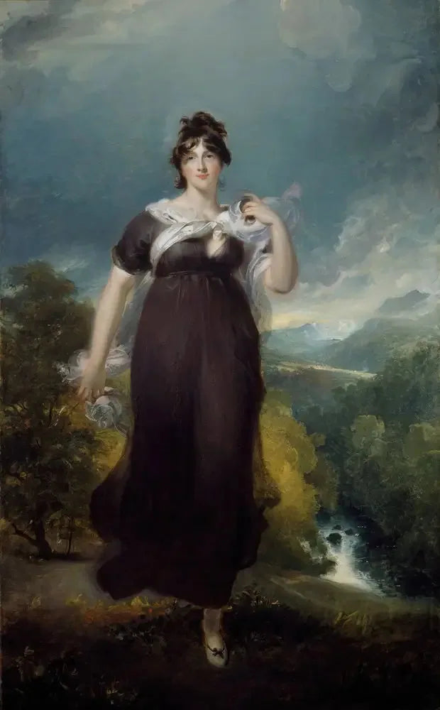 Porträtt av Elizabeth, markisessa av Conyngham - Thomas Lawrence