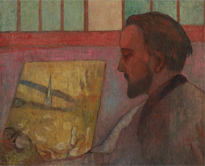 Porträtt av Émile Schuffenecker - Émile Bernard
