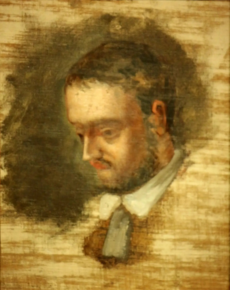 Porträtt av Émile Zola - Paul Cézanne