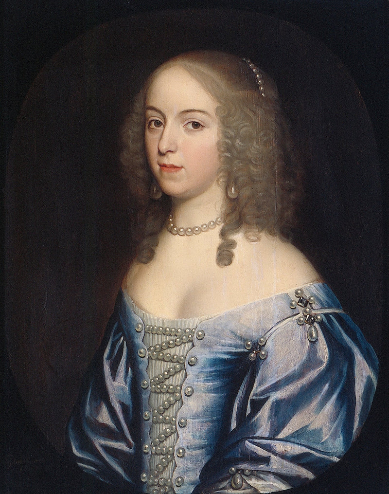 Porträtt av Emilia van Nassau-Beverweerd (ca 1635-1718) - Gerrit van Honthorst