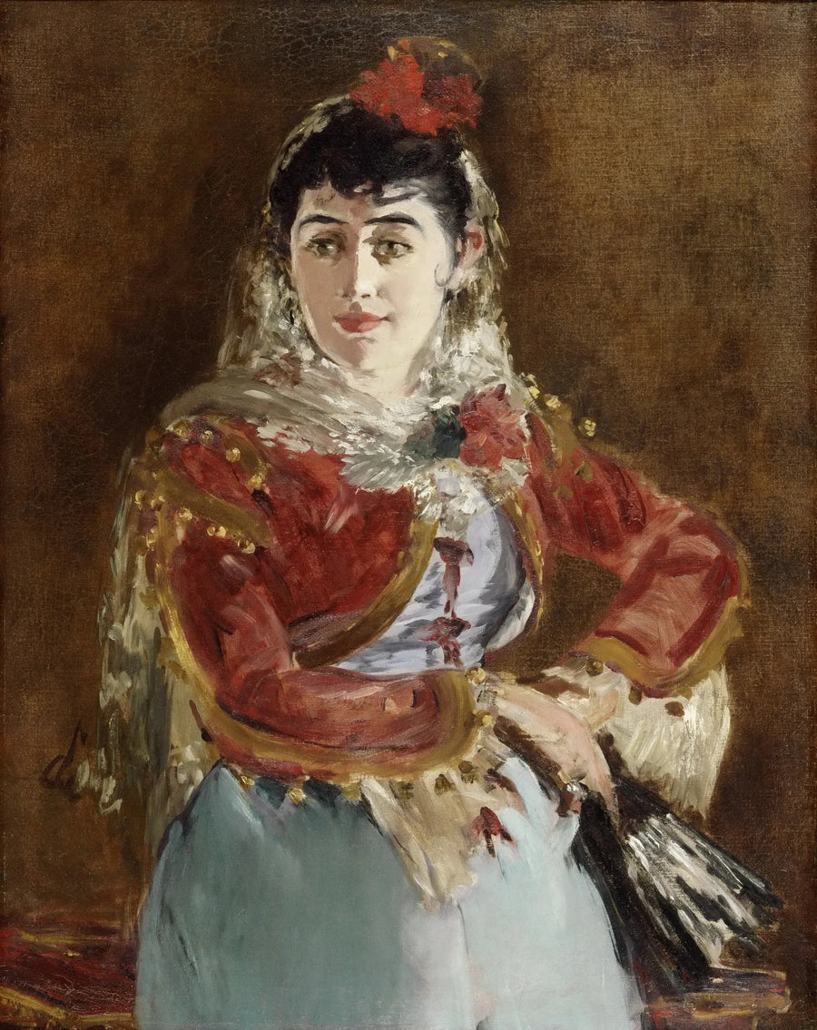 Porträtt av Émilie Ambre i rollen som Carmen - Édouard Manet