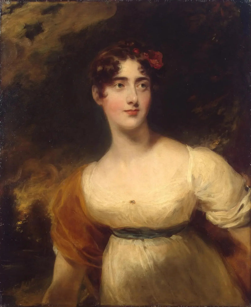 Porträtt av Emily Harriet Wellesley-Pole (Lady Raglan) (1792-1881) - Thomas Lawrence