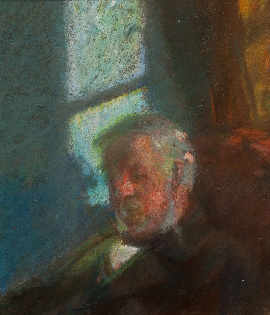 Porträtt av Erik Brøndum. - Anna Ancher