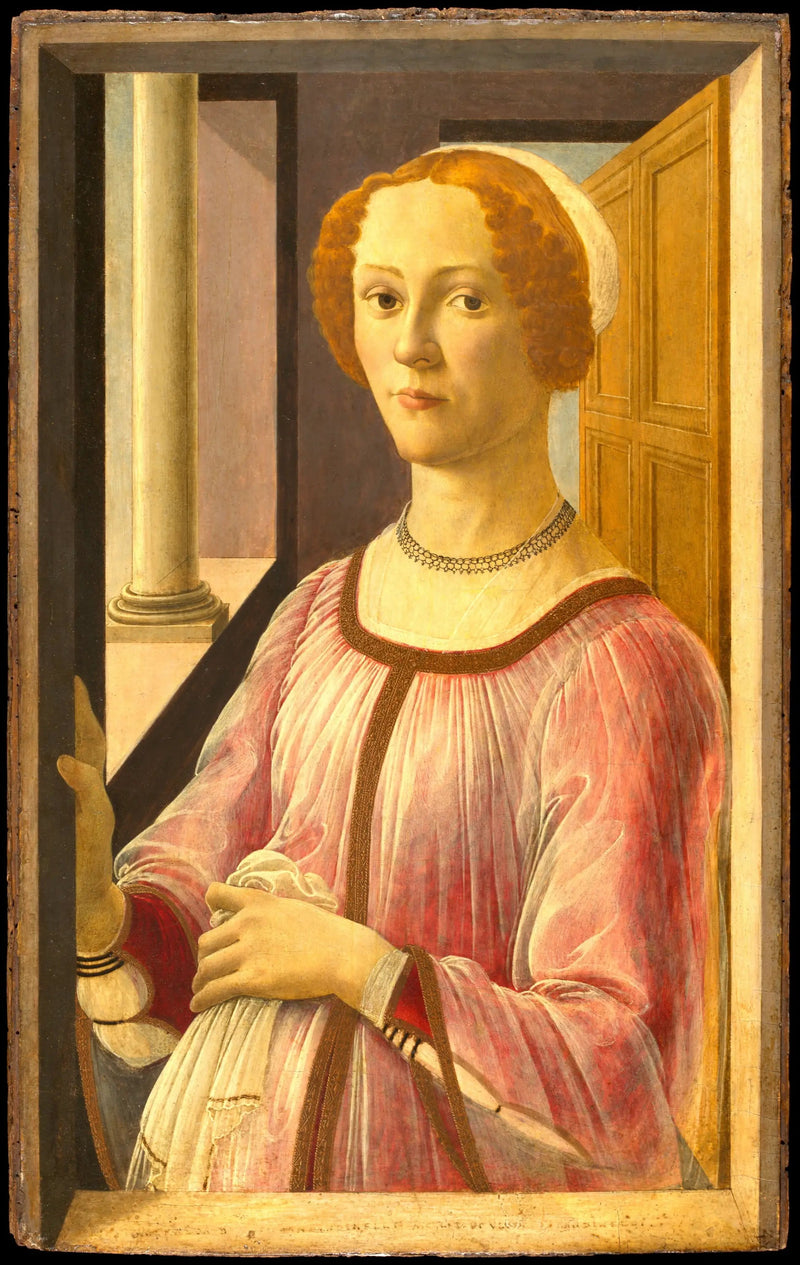 Porträtt av Esmeralda Brandini - Sandro Botticelli