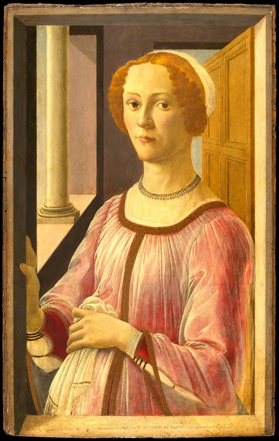 Porträtt av Esmeralda Brandini - Sandro Botticelli