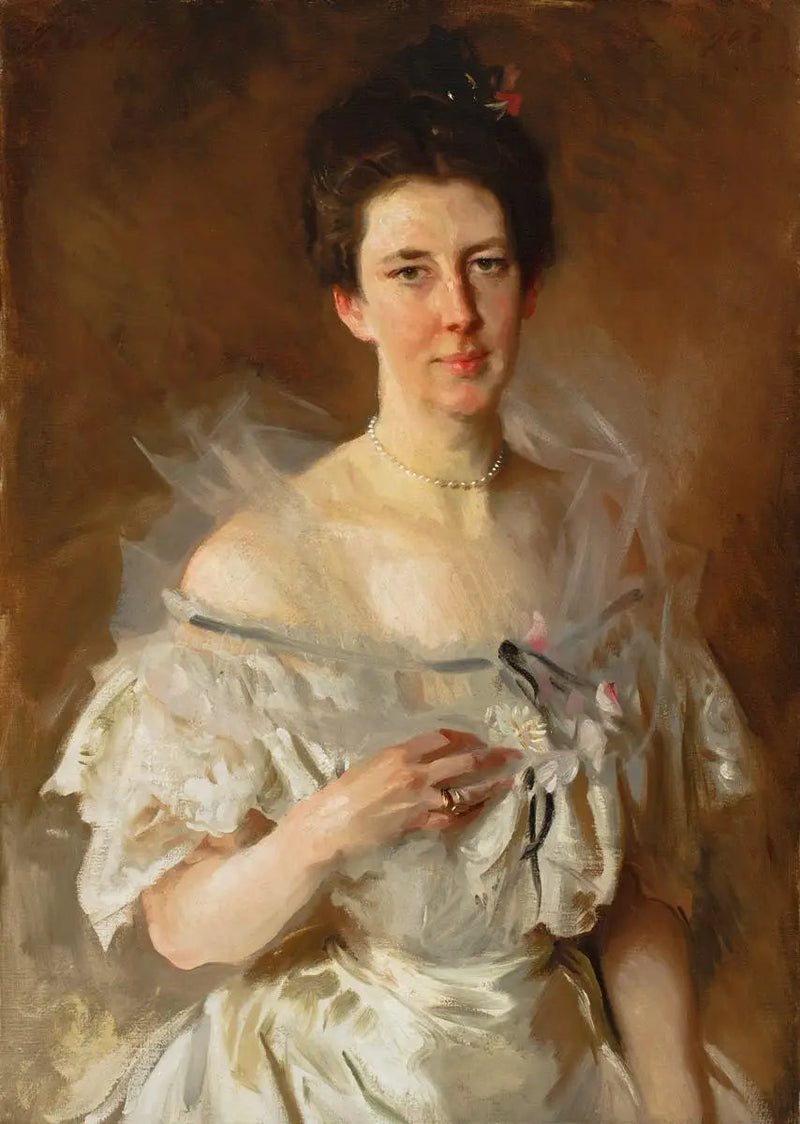 Porträtt av Esther Fiske Hammond, fru Gardiner Greene Hammond - John Singer Sargent