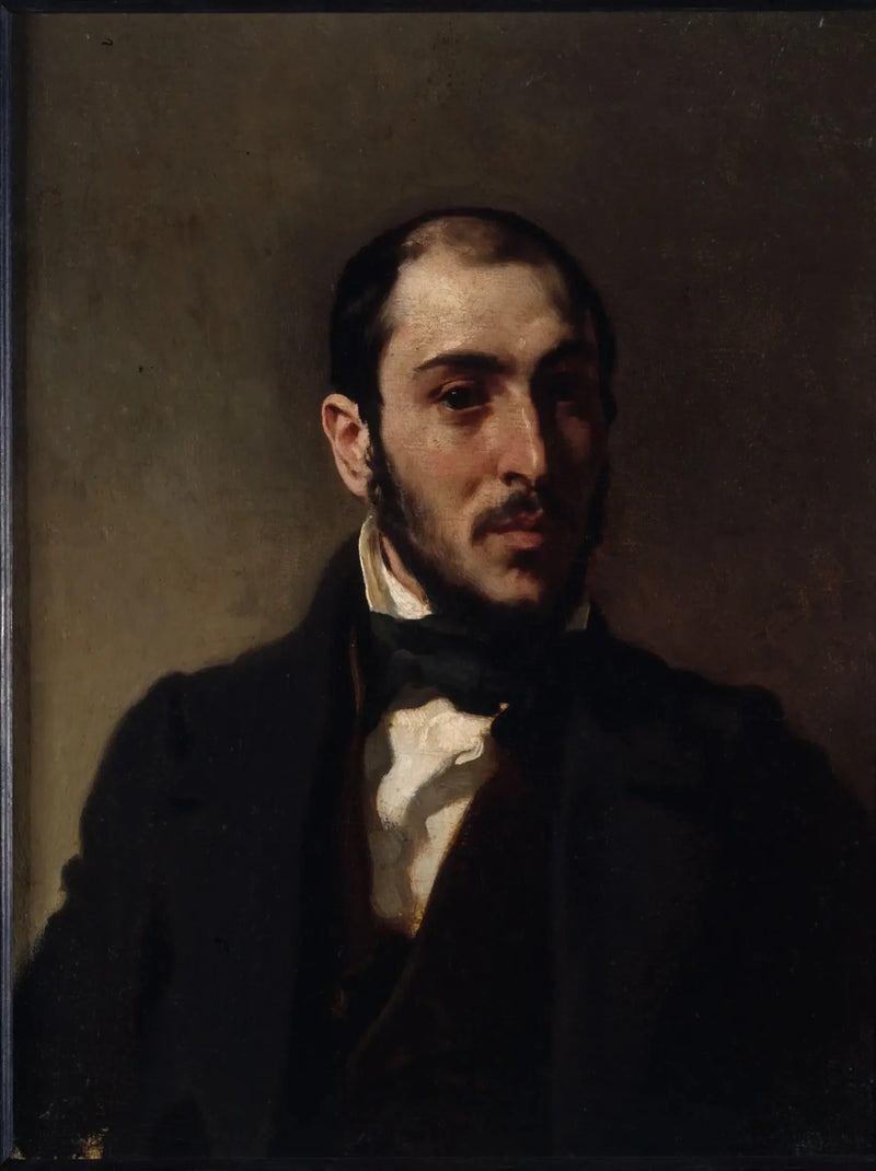 Porträtt av Eugène Laval (1818-1896), arkitekt - Eugène Delacroix