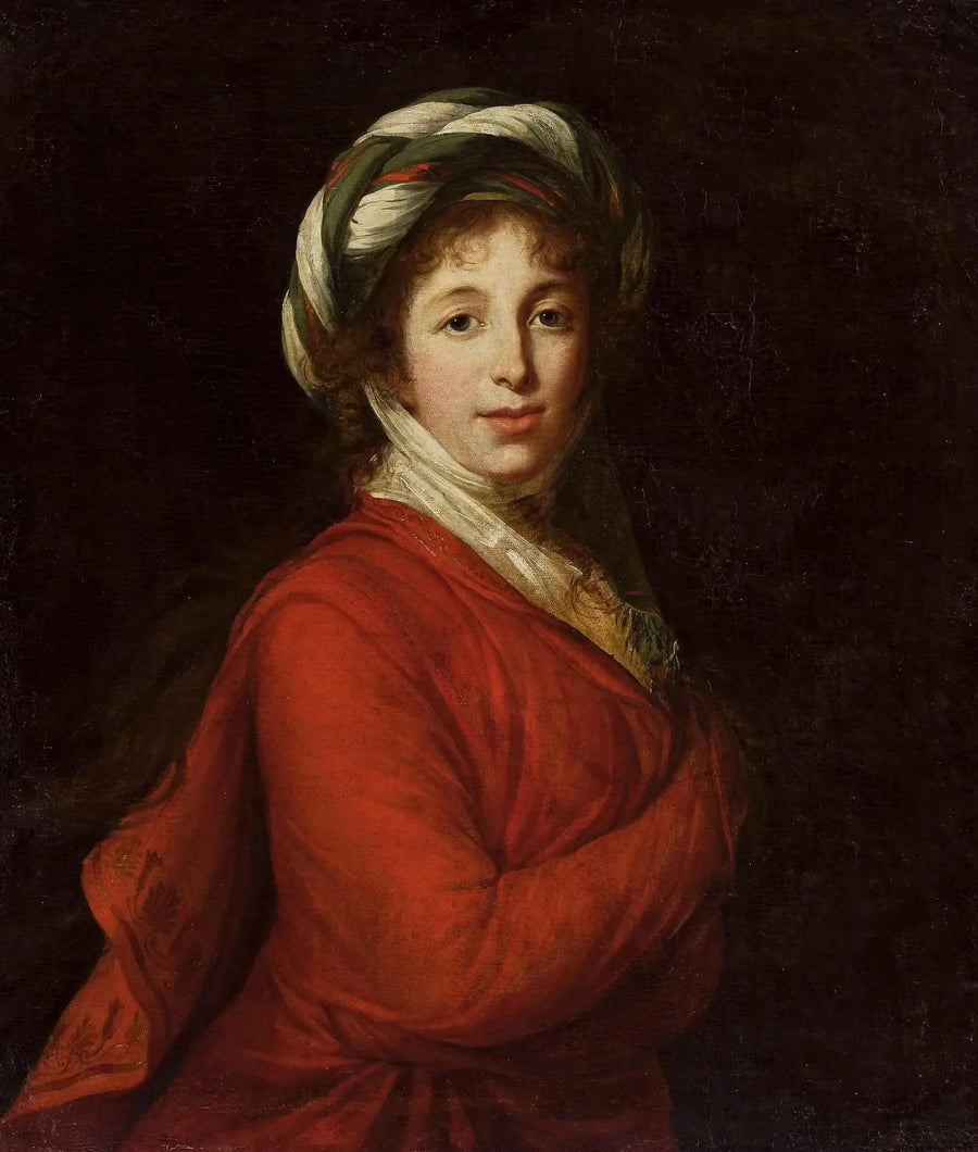 Porträtt av Helena Radziwiłł född Przeździecka. - Élisabeth Vigée Le Brun