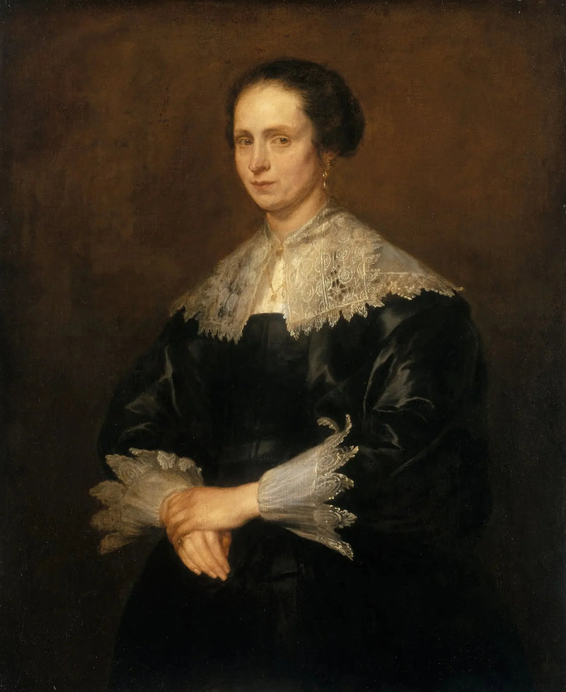 Porträtt av Hélène Tromper Du Bois - Antoine van Dyck