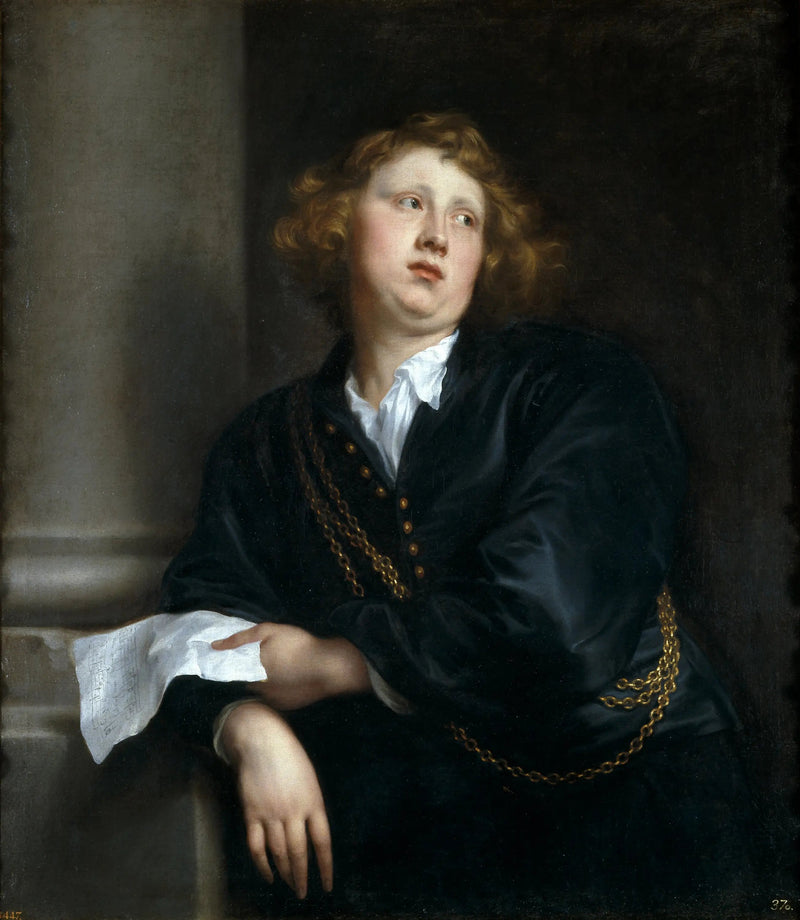 Hendrik Liberti-porträtt - Antoine van Dyck