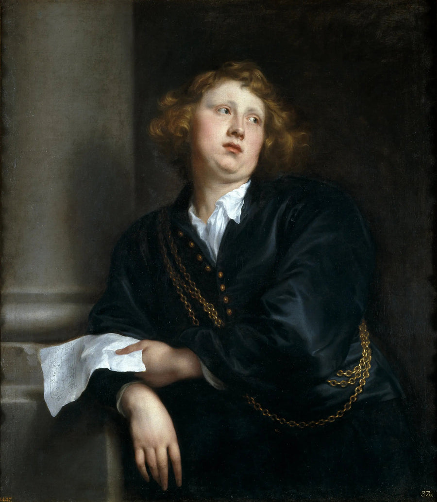Hendrik Liberti-porträtt - Antoine van Dyck