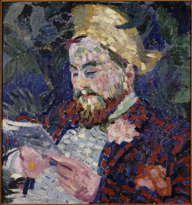 Porträtt av Henri Carlier - Robert Delaunay