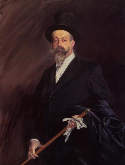 Porträtt av Henri Gauthier Villars, alias Willy - Giovanni Boldini