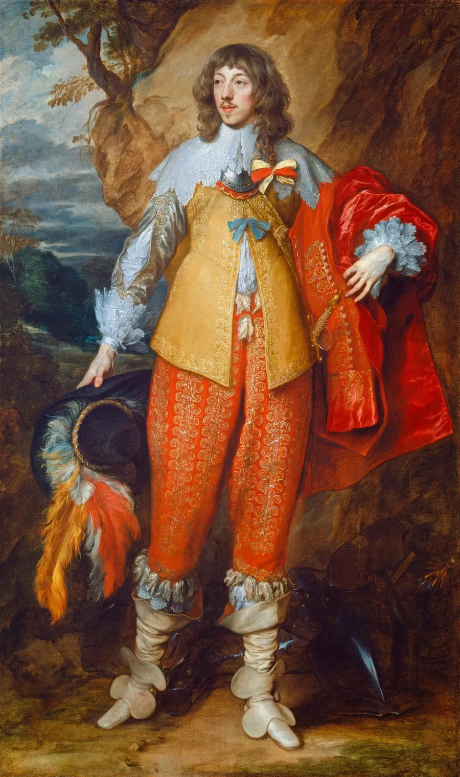 Porträtt av Henri II de Lorraine - Antoine van Dyck