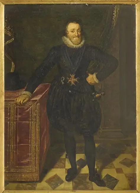 Porträtt av Henrik IV - Frans Pourbus den yngre