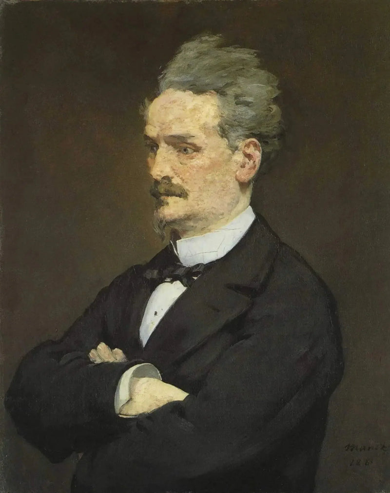 Porträtt av Henri Rochefort - Édouard Manet