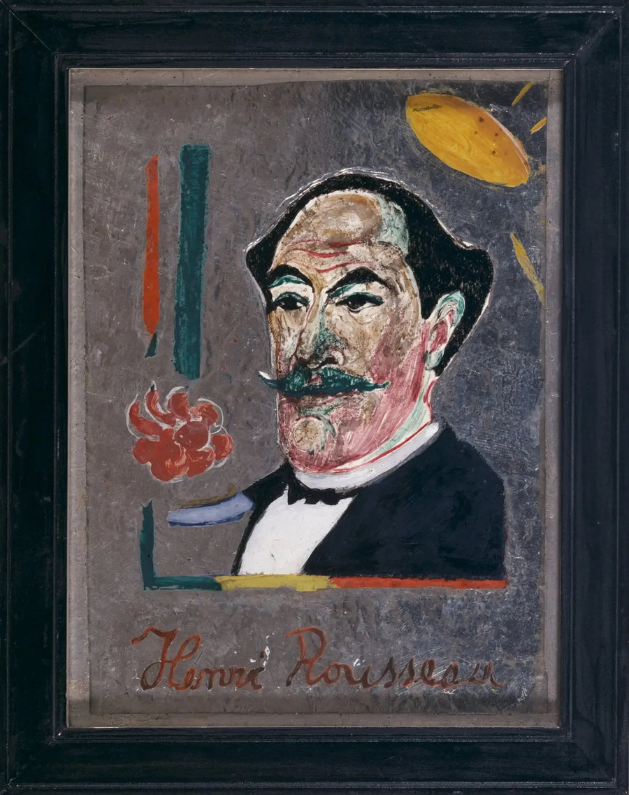 Porträtt av Henri Rousseau - Franz Marc