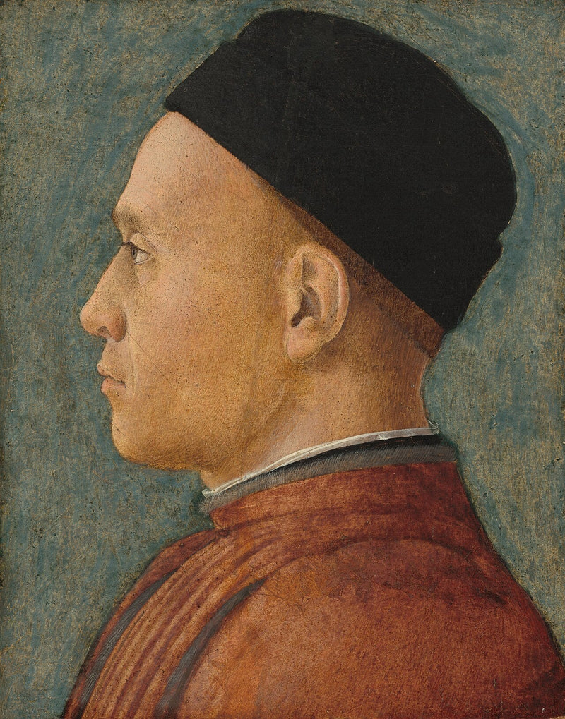 Porträtt av man - Andrea Mantegna