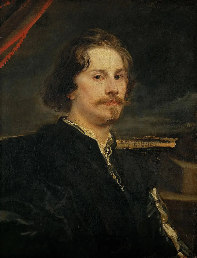 Porträtt av en man. - Antoine van Dyck