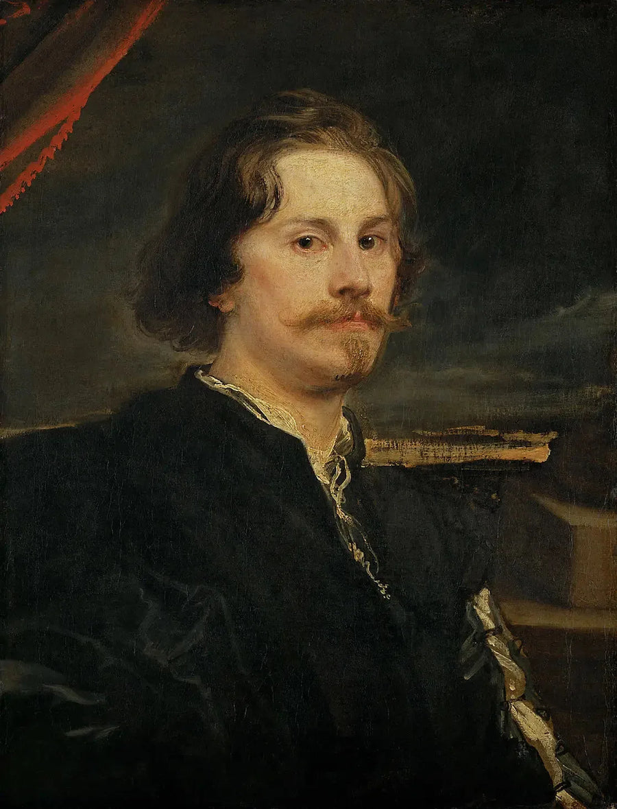 Porträtt av en man. - Antoine van Dyck