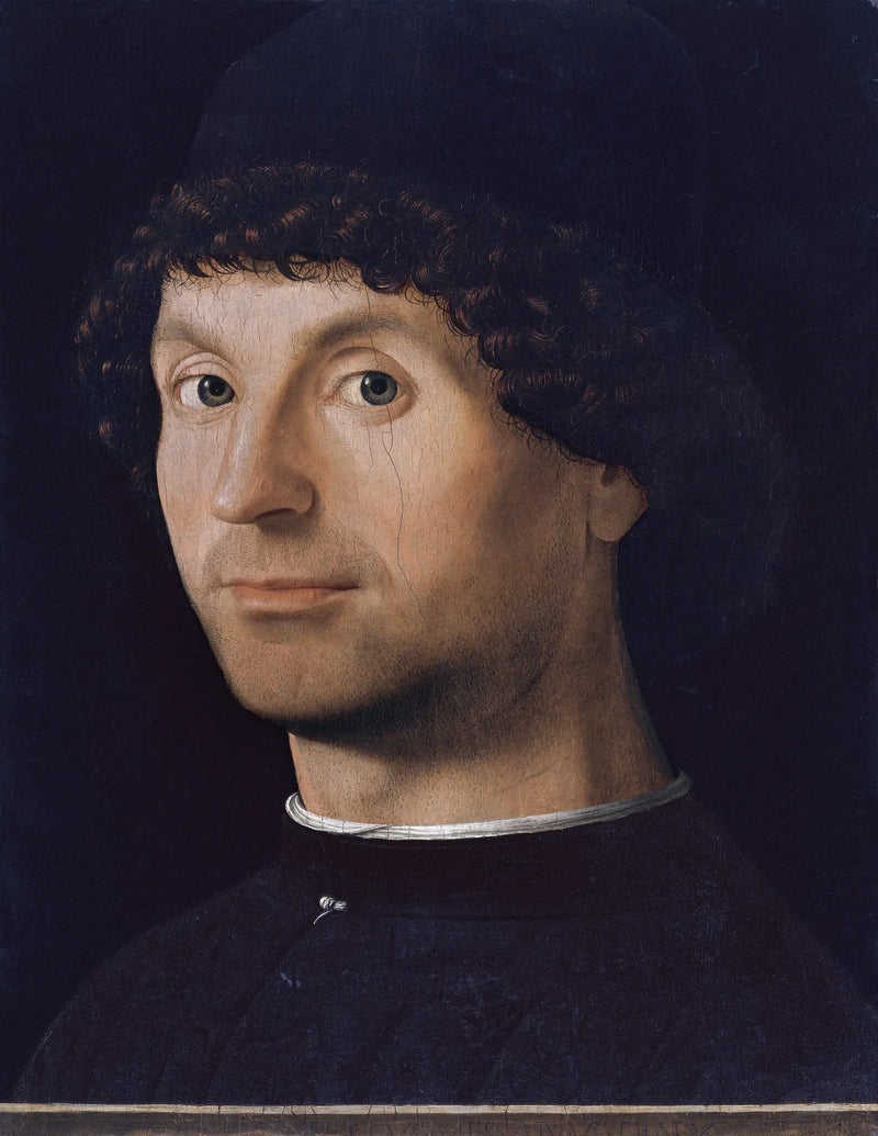 Porträtt av man - Antonello de Messine