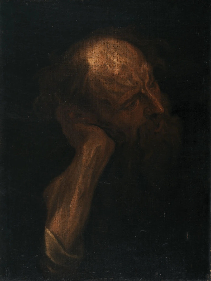 Skäggig mans porträtt - Antoine van Dyck