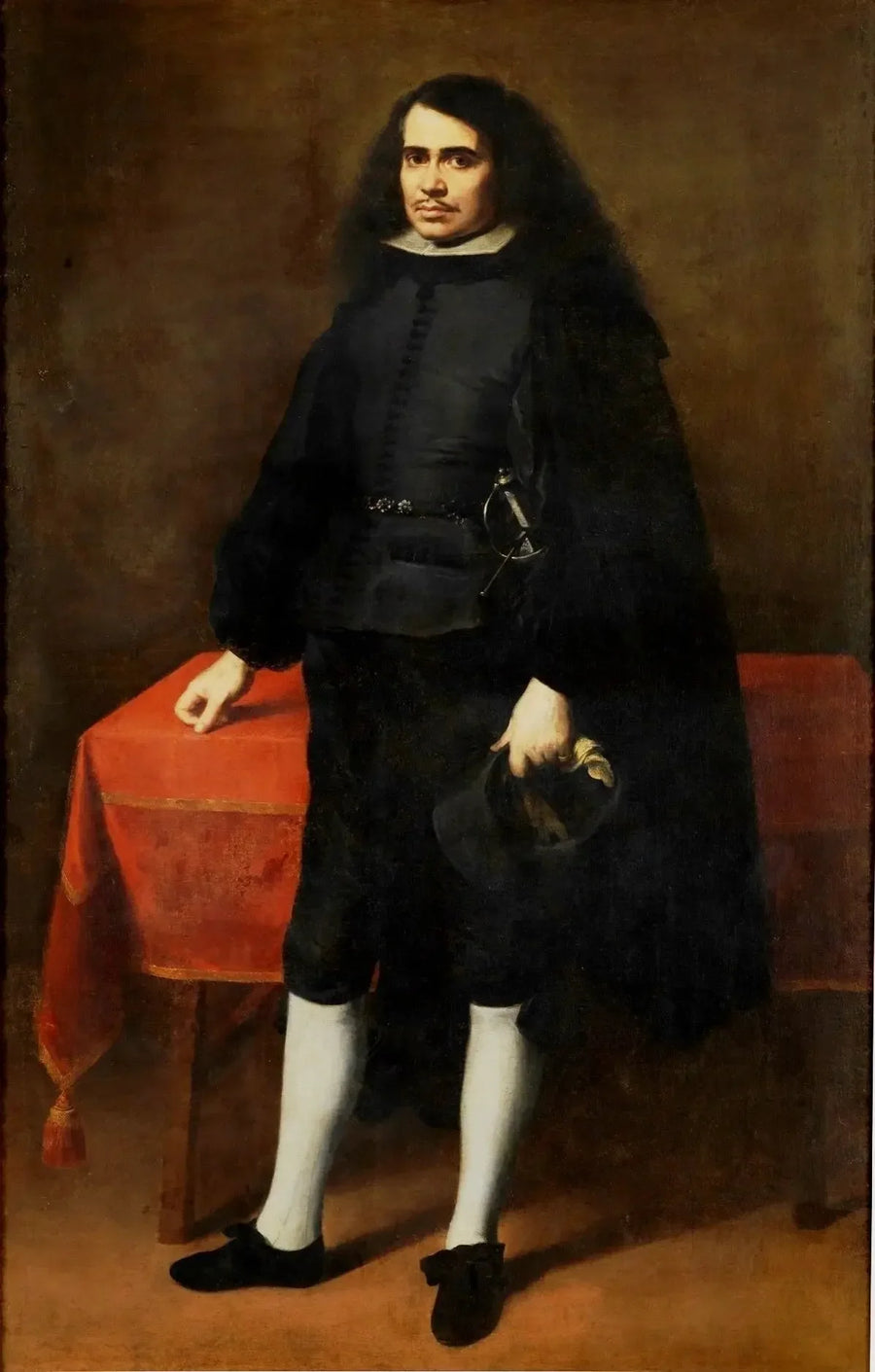 Porträtt av en man - Bartolomé Esteban Murillo