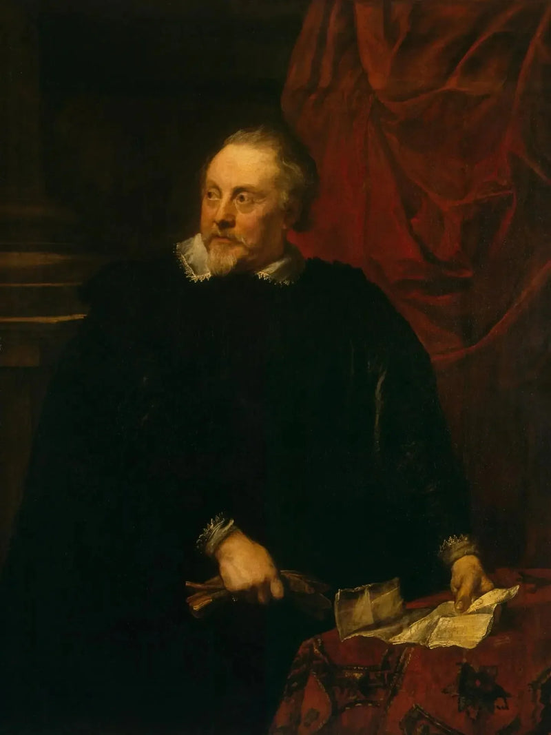 Porträtt av en man (Porträtt av Marc-Antoine Lumagne?) - Antoine van Dyck