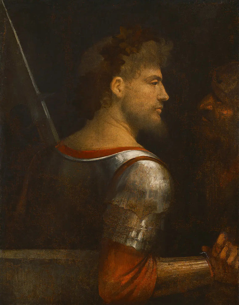 Porträtt av man i vapen - Giorgione