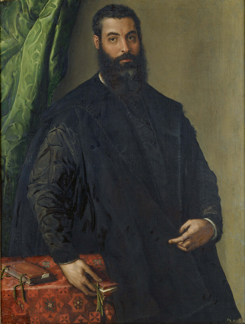 Porträtt av man - Francesco Salviati