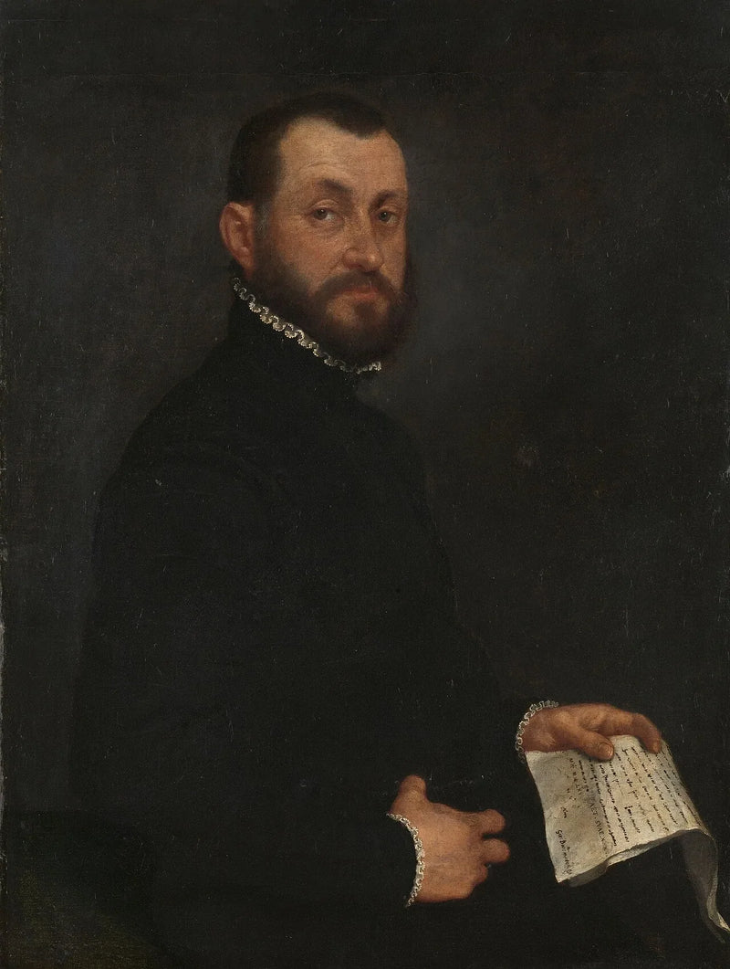 Porträtt av man - Giovanni Battista Moroni