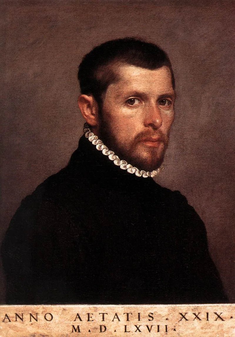 Porträtt av man - Giovanni Battista Moroni