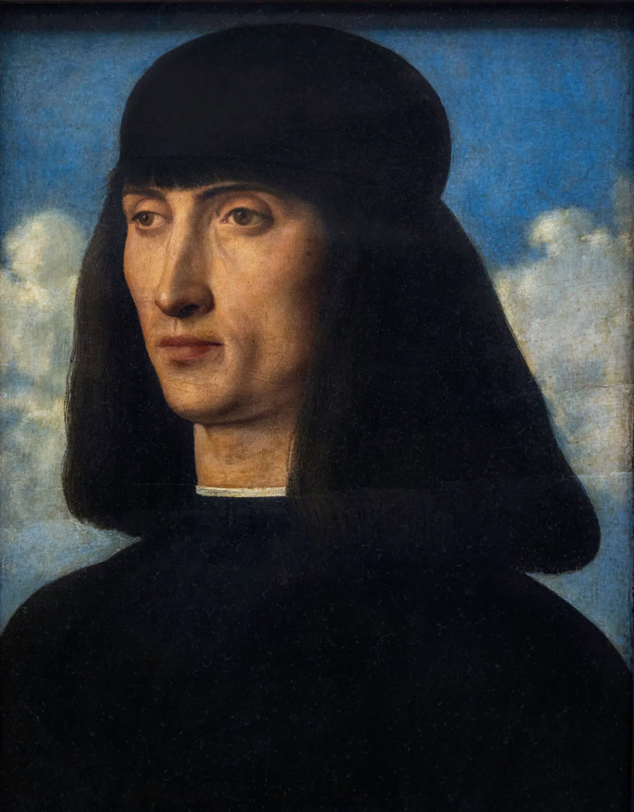 Porträtt av man - Giovanni Bellini