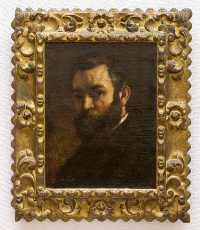 Porträtt av man - Gustave Courbet