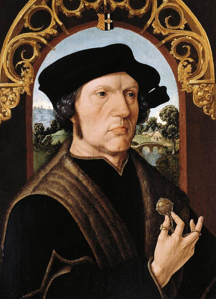 Porträtt av man - Jacob Cornelisz van Oostsanen