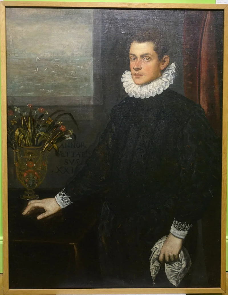 Porträtt av man - Jacopo Tintoretto