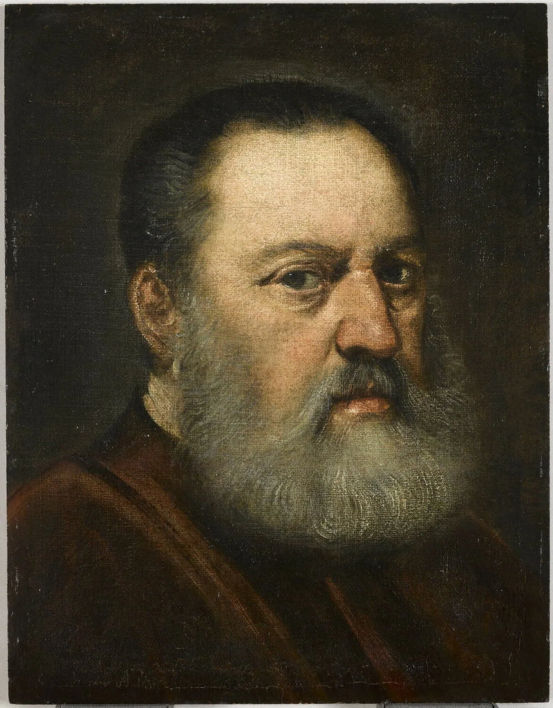 Porträtt av man - Jacopo Tintoretto
