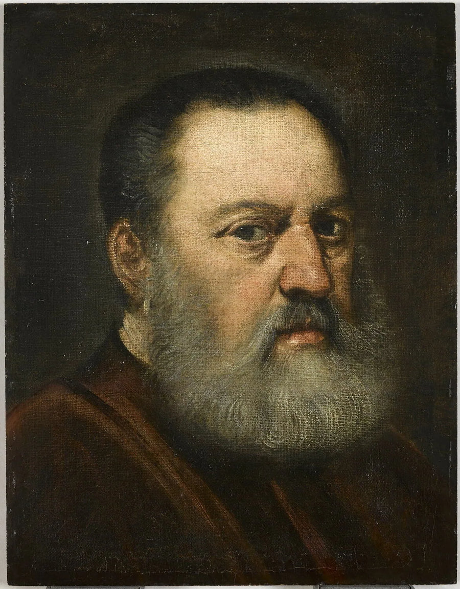 Porträtt av man - Jacopo Tintoretto