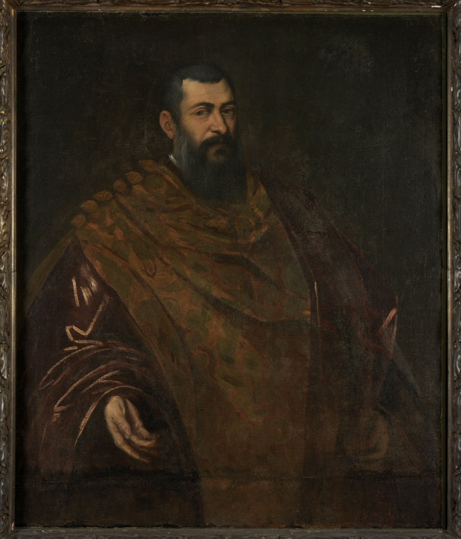 Porträtt av man - Jacopo Tintoretto
