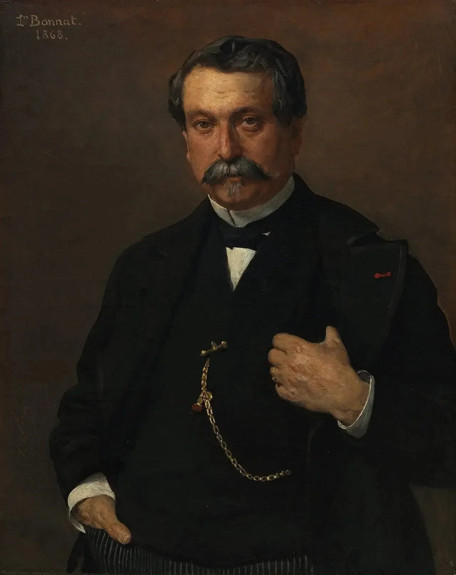 Porträtt av man - Léon Bonnat