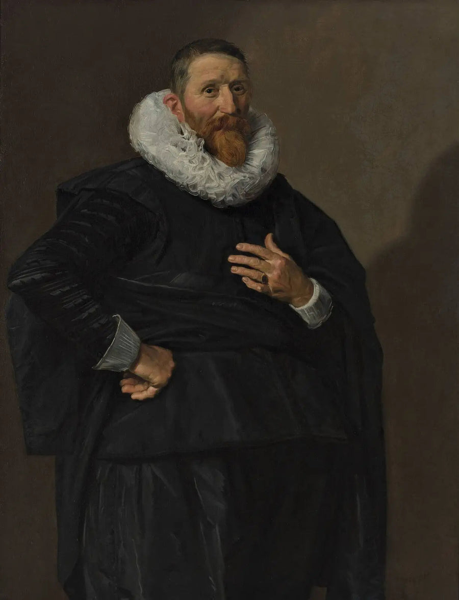 Porträtt av en man, (möjligen) Johannes Saeckma (1572-1636) - Frans Hals