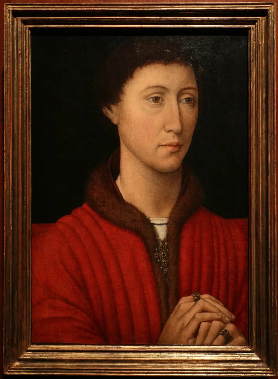 Porträtt av man - Rogier van der Weyden